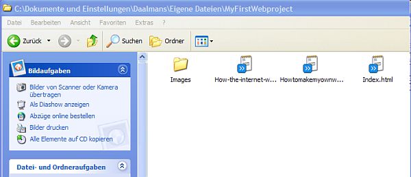 Webprojectfolder